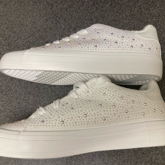 Juicy Couture White Studded Sneakers - Picture 6 of 8